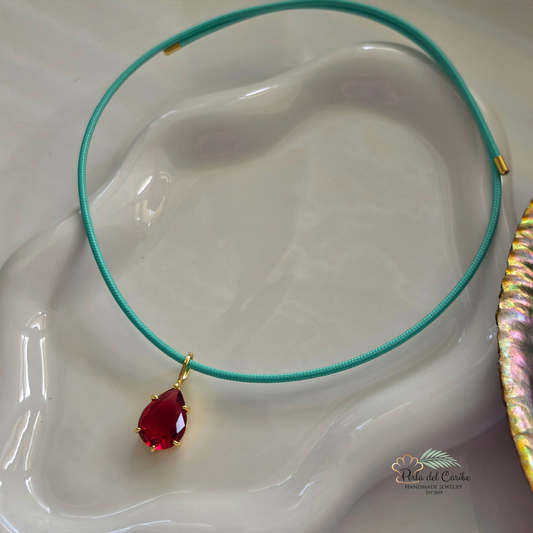Ruby Drop Magnetic Cord