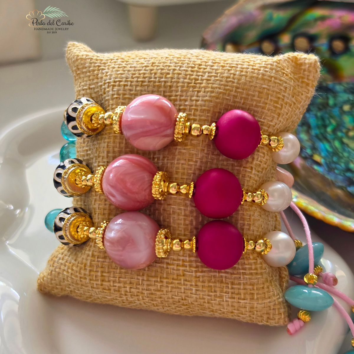 Madre Perla Tibetan Bracelet