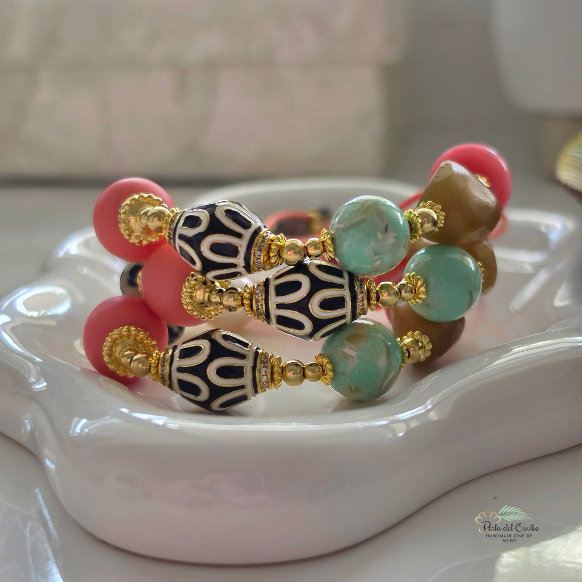 Peaches Tibetan Bracelet
