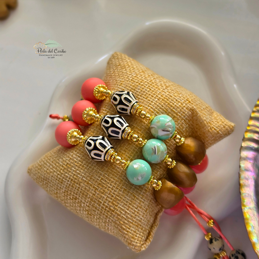 Peaches Tibetan Bracelet