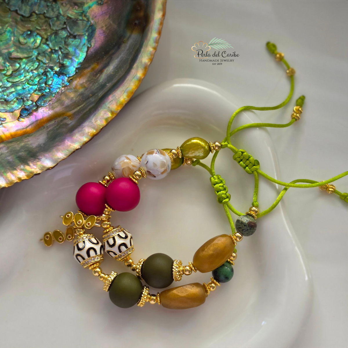 Olive Cord Bracelet