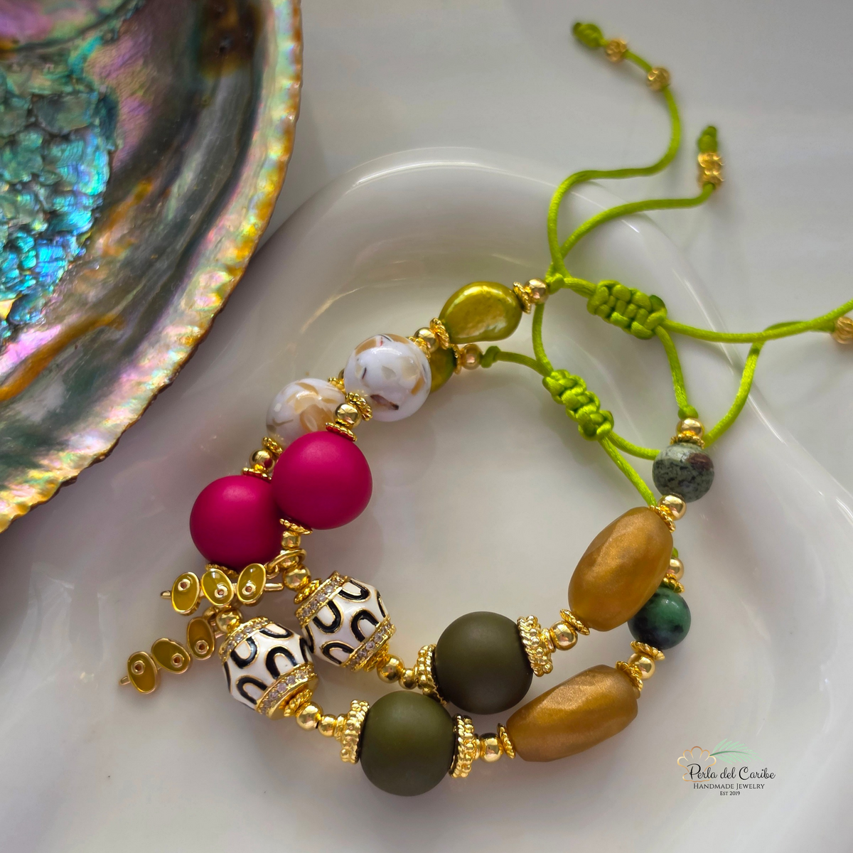 Olive Cord Bracelet