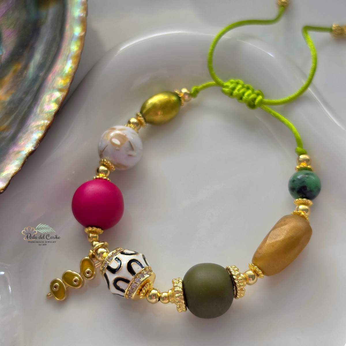 Olive Cord Bracelet