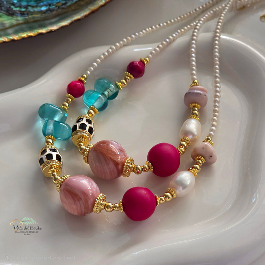 Madre Perla Tibetan Pearl Necklace
