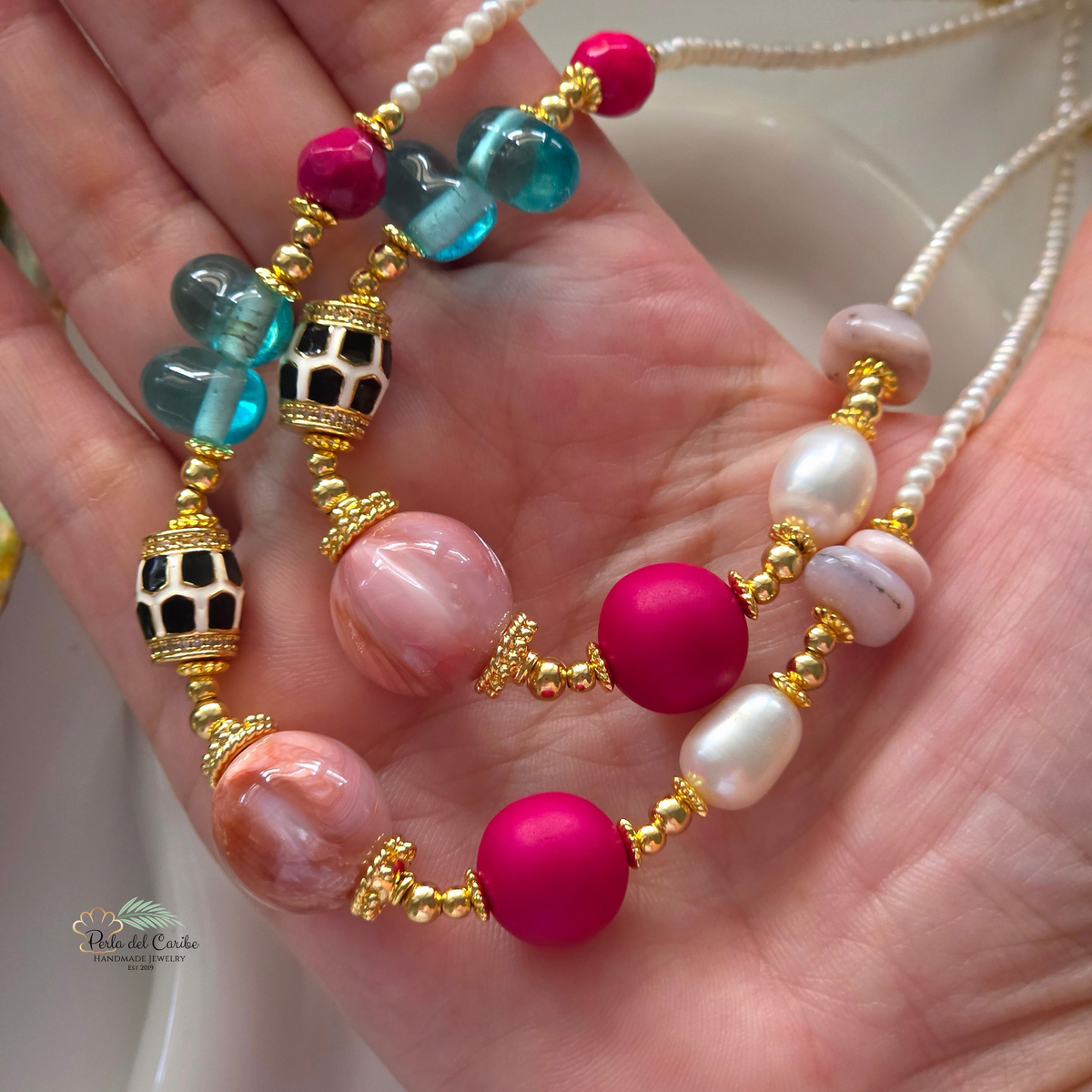Madre Perla Tibetan Pearl Necklace