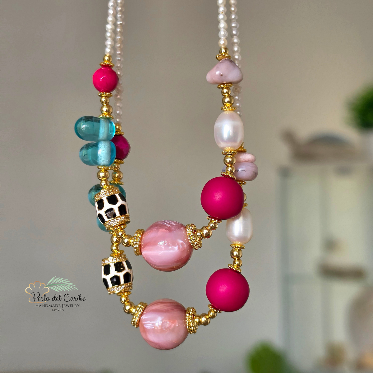 Madre Perla Tibetan Pearl Necklace