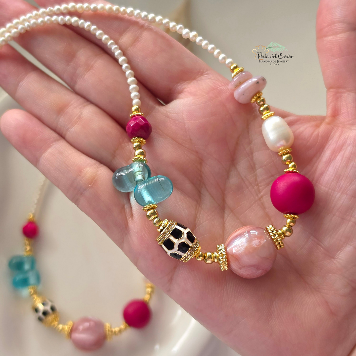 Madre Perla Tibetan Pearl Necklace