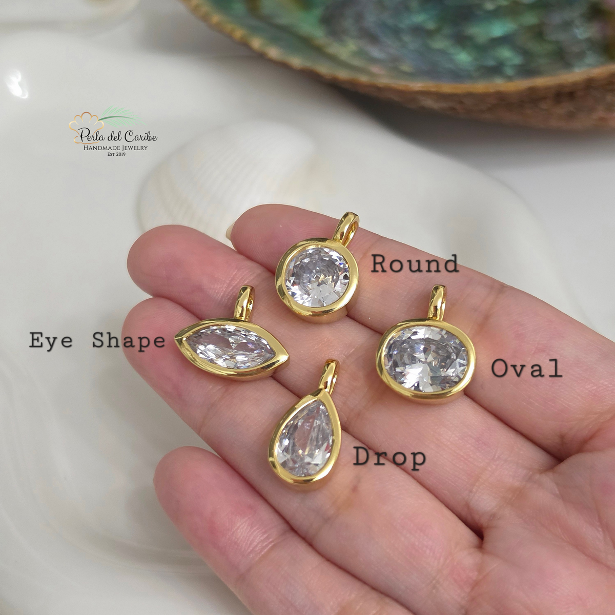 Zirconia Charm