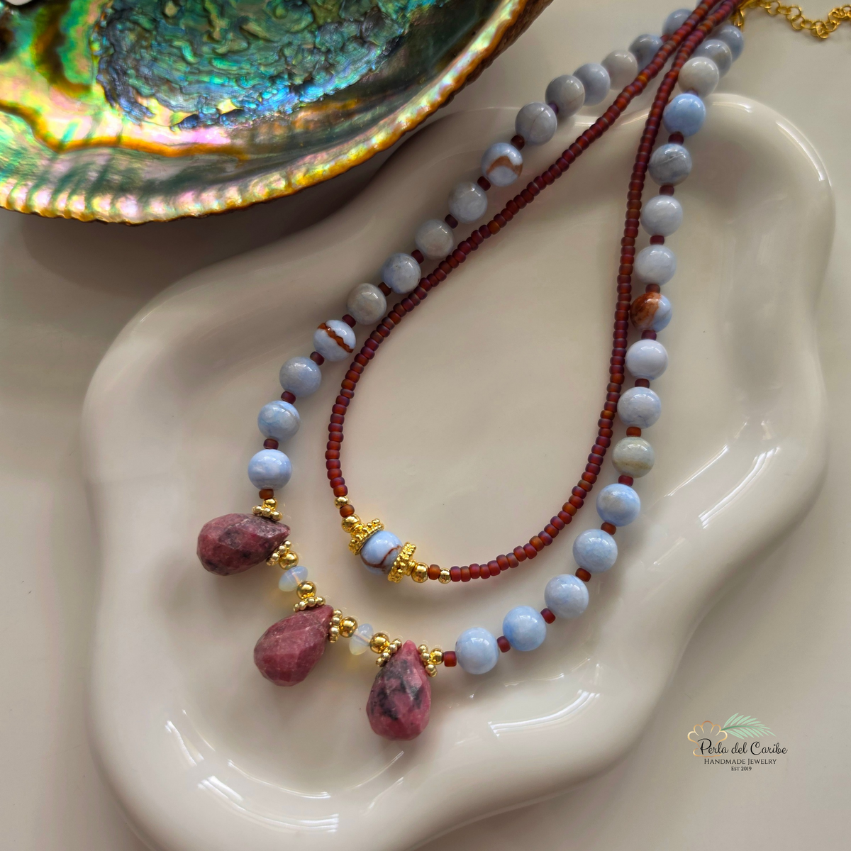 Chocolate Jade Choker