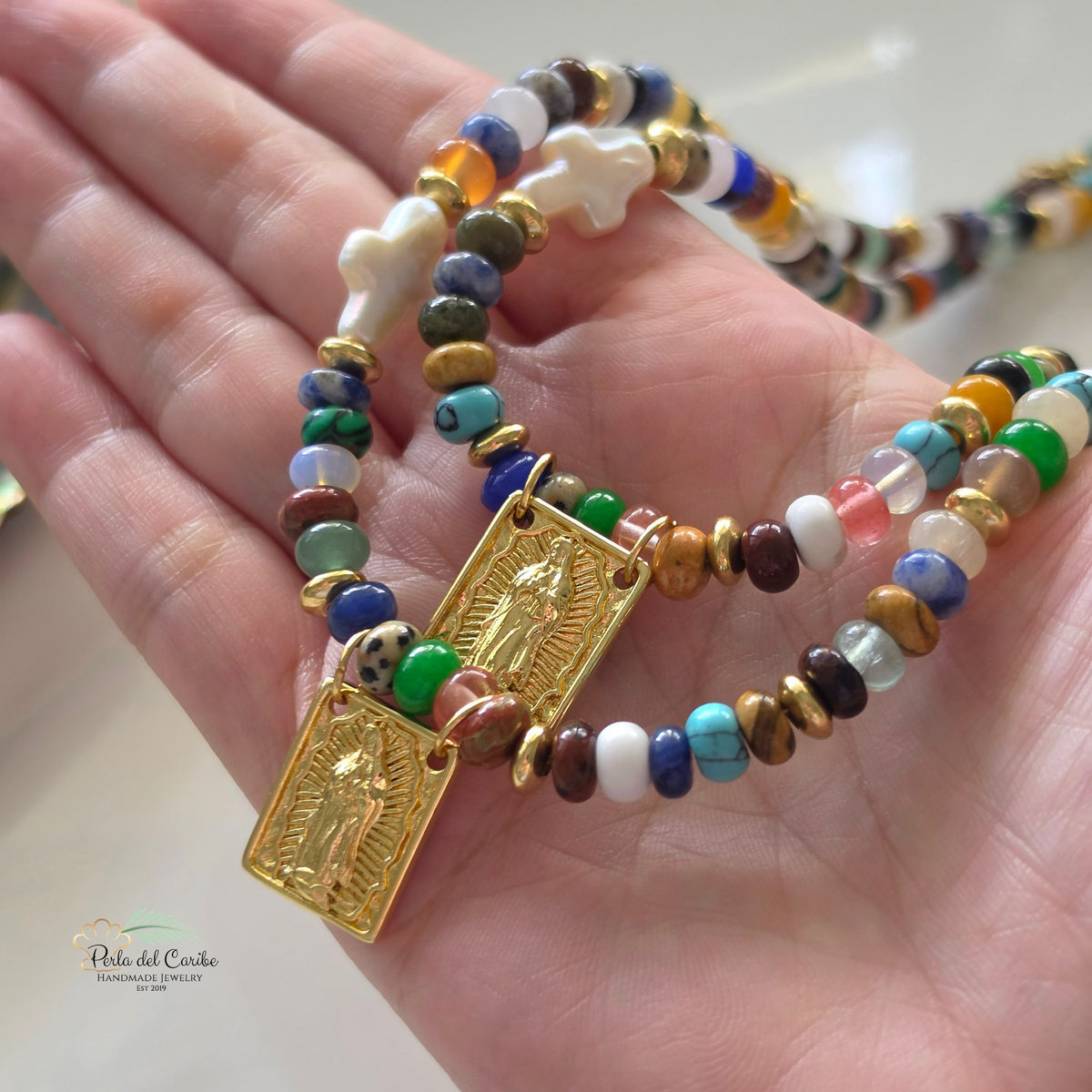 Guadalupe Gemstone Necklace