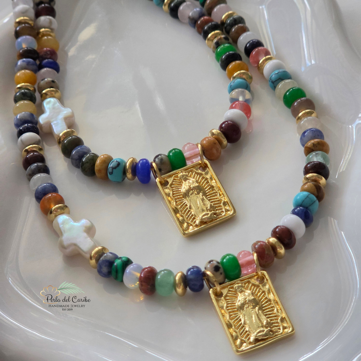 Guadalupe Gemstone Necklace