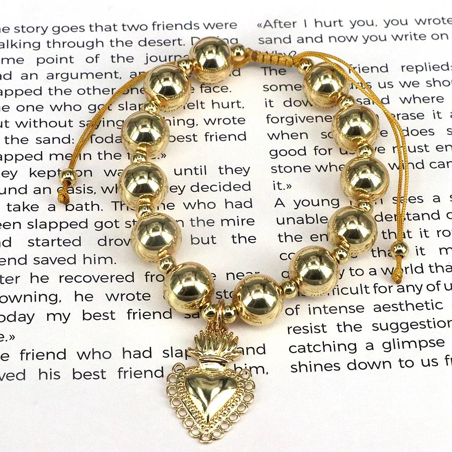 Sacred Heart Adjustable Bracelet