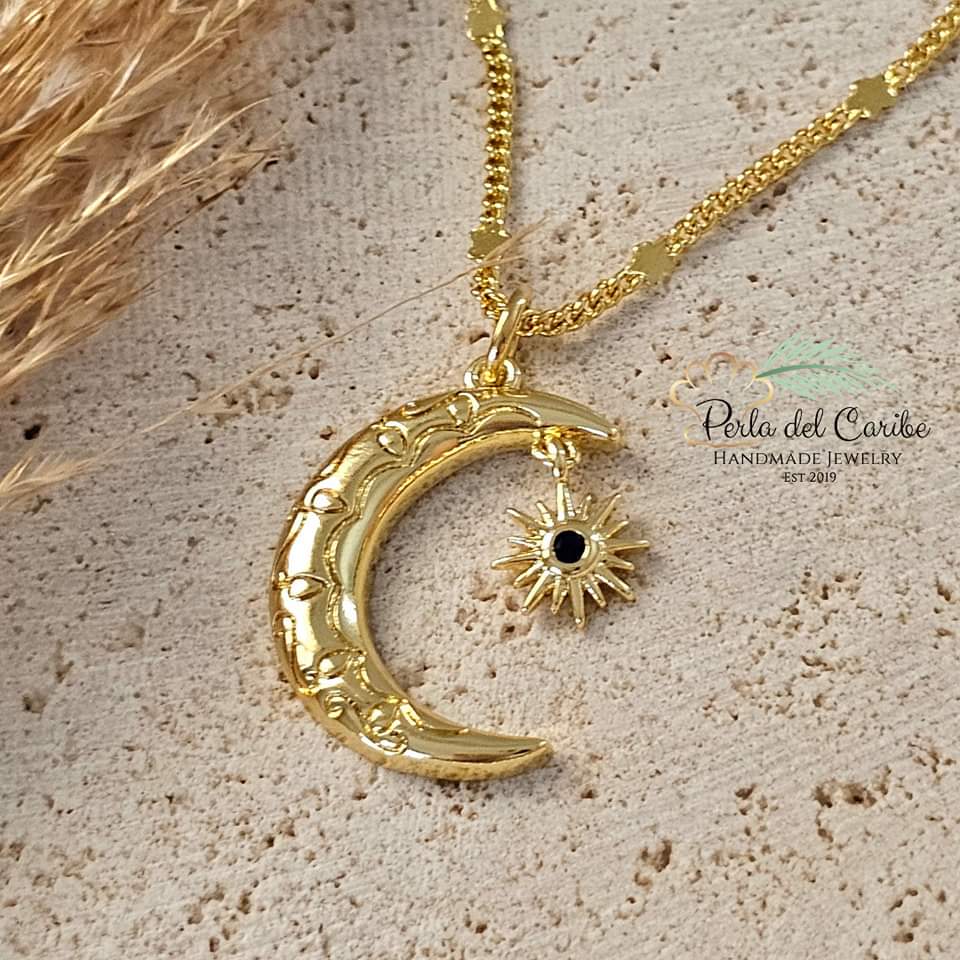 Moon & Star Pendant