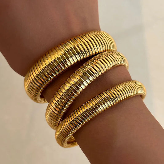 Gold Elastic Bracelet