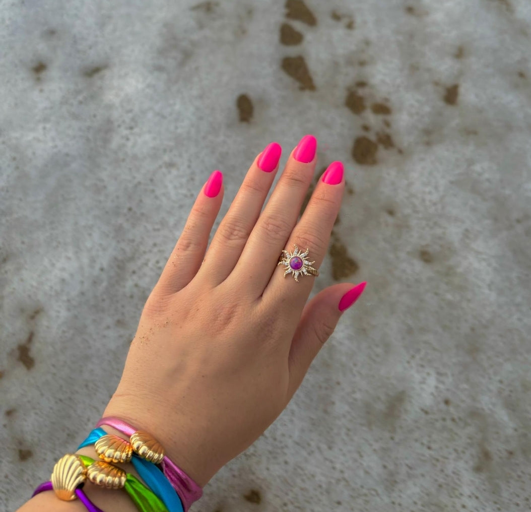 Opal Sun Ring