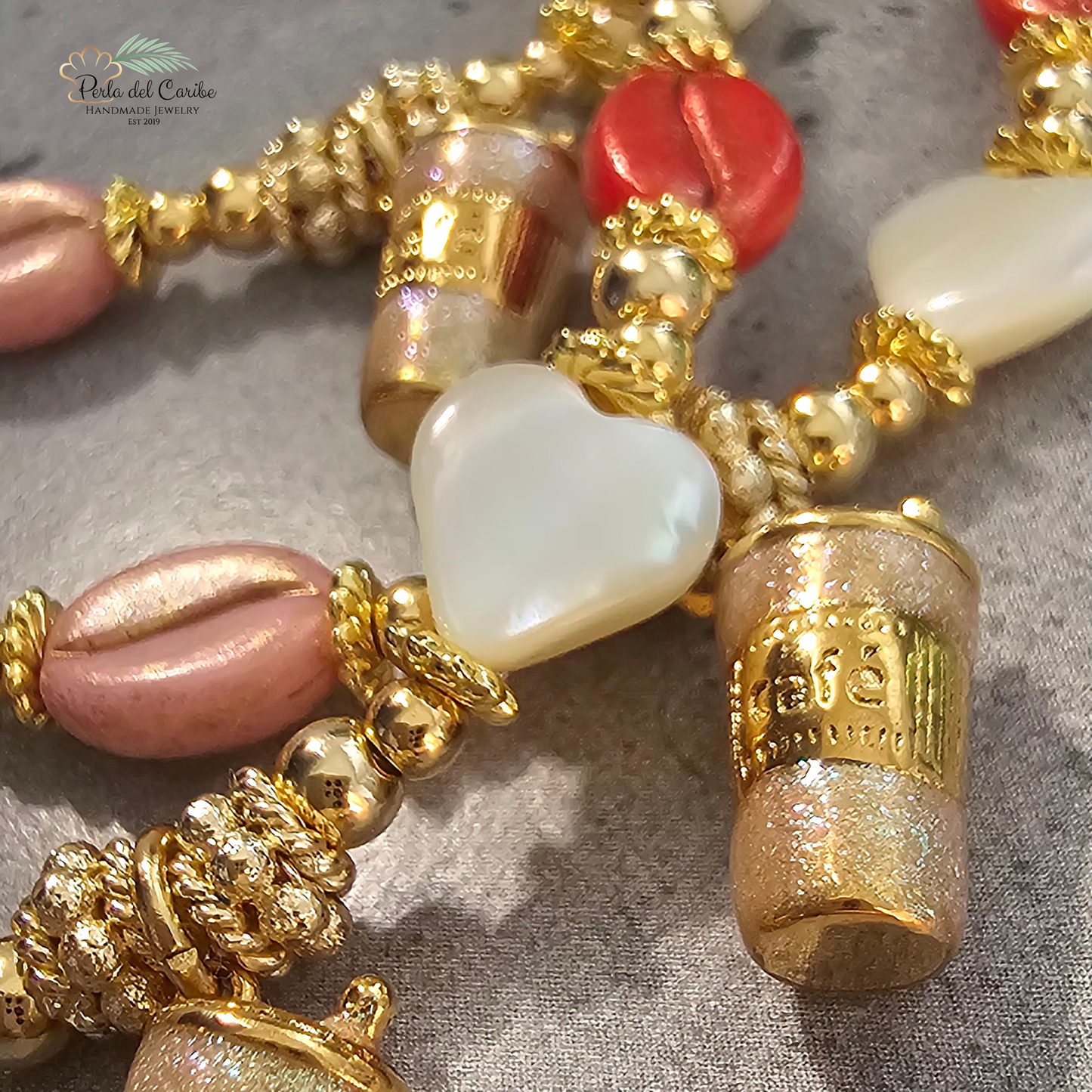 Glitter Latte Necklace