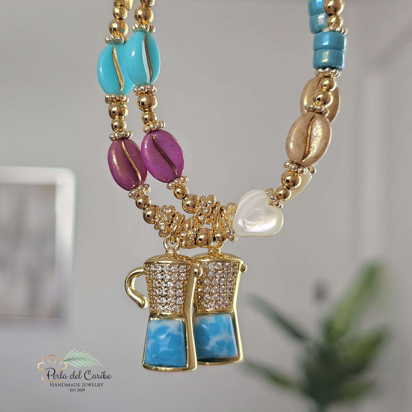 Morning Coffee Necklace