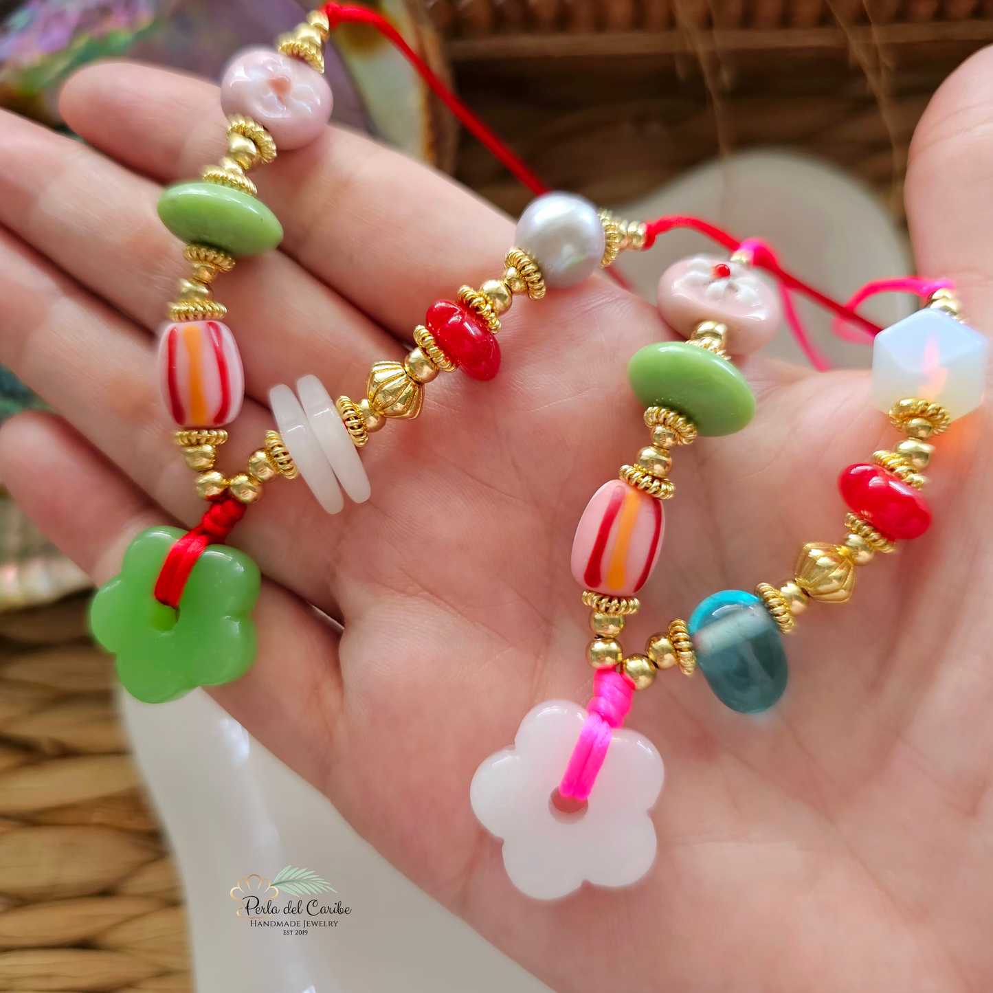 Flower Cord Necklace