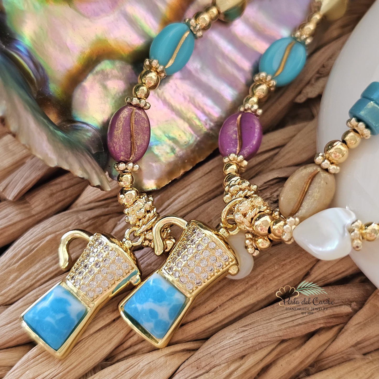 Morning Coffee Necklace