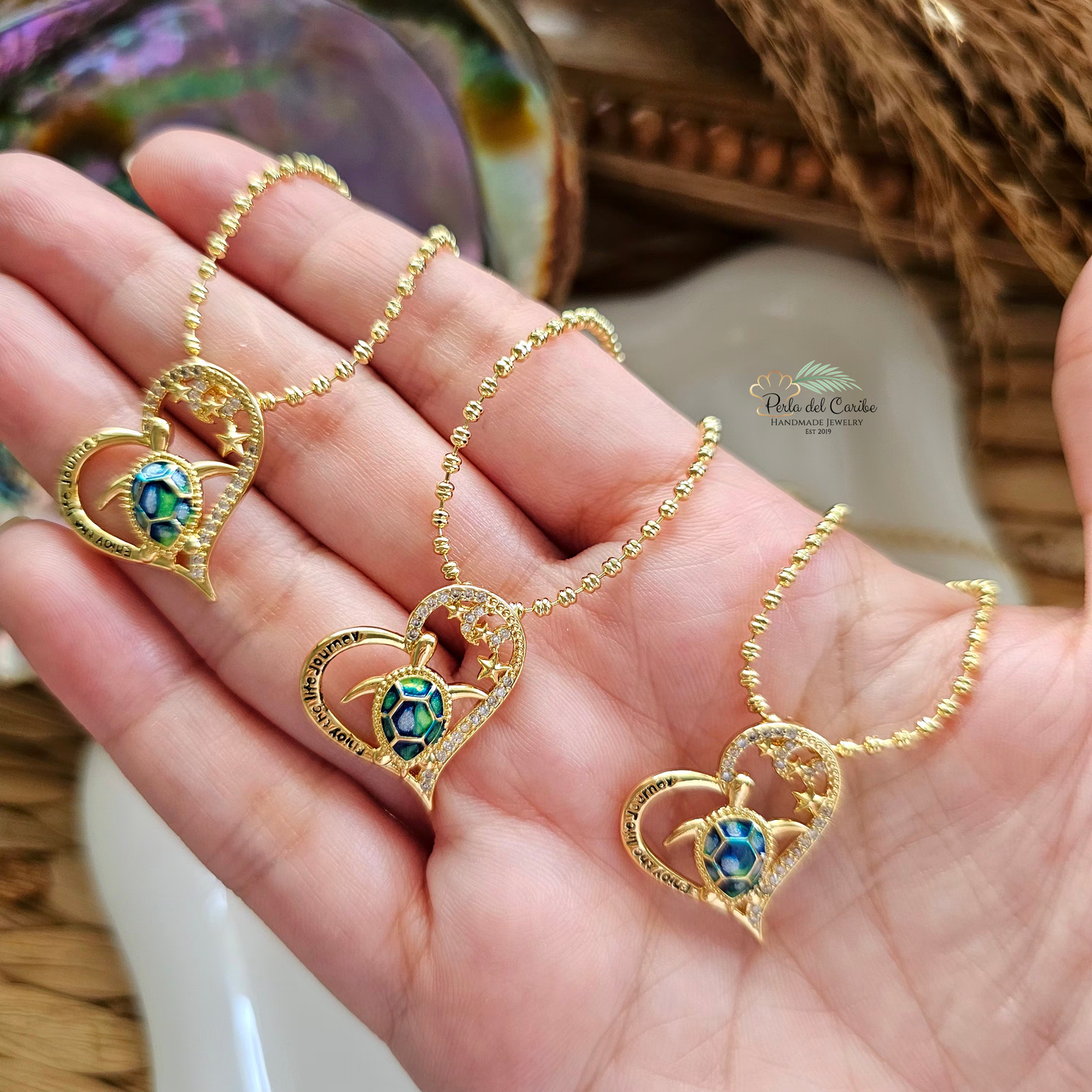 Enjoy the Life Journey Turtle Chain